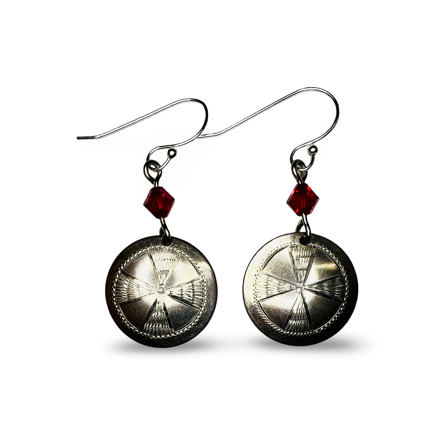 JGIC Single Silver Earrings