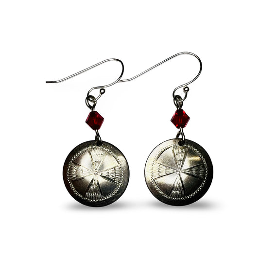 JGIC Single Silver Earrings