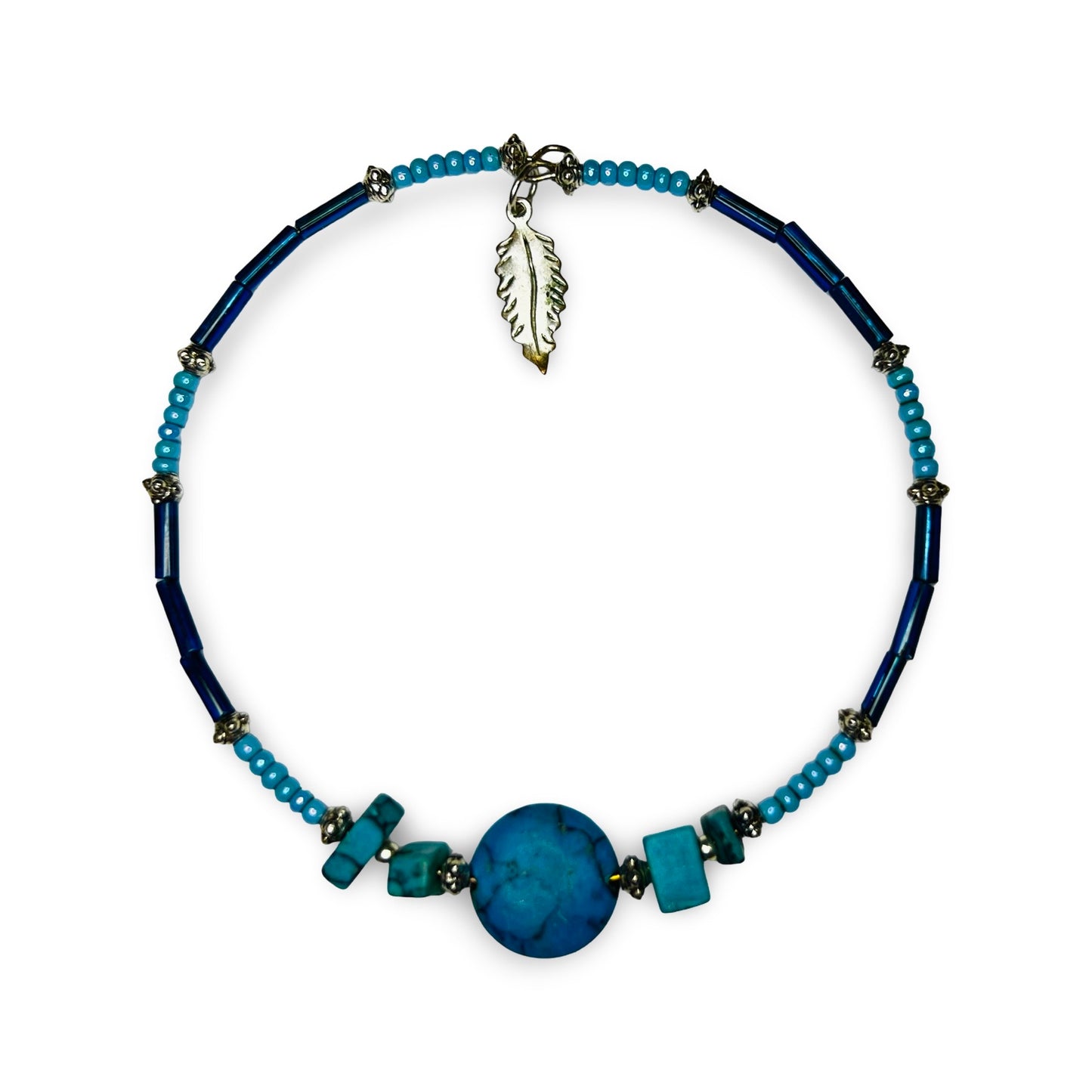 JSB Blue Bead Bracelet