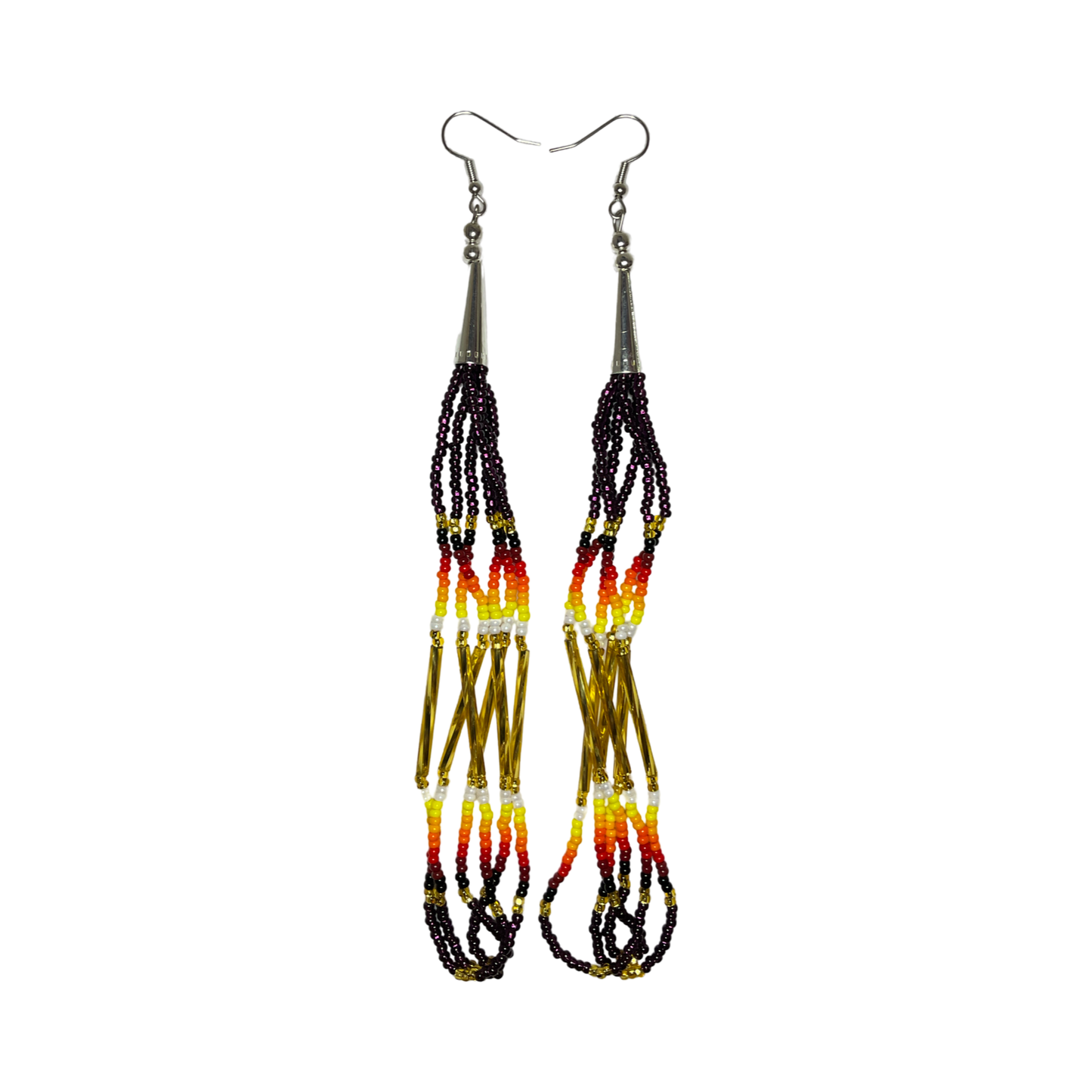 SBE Beaded Loop Earrings