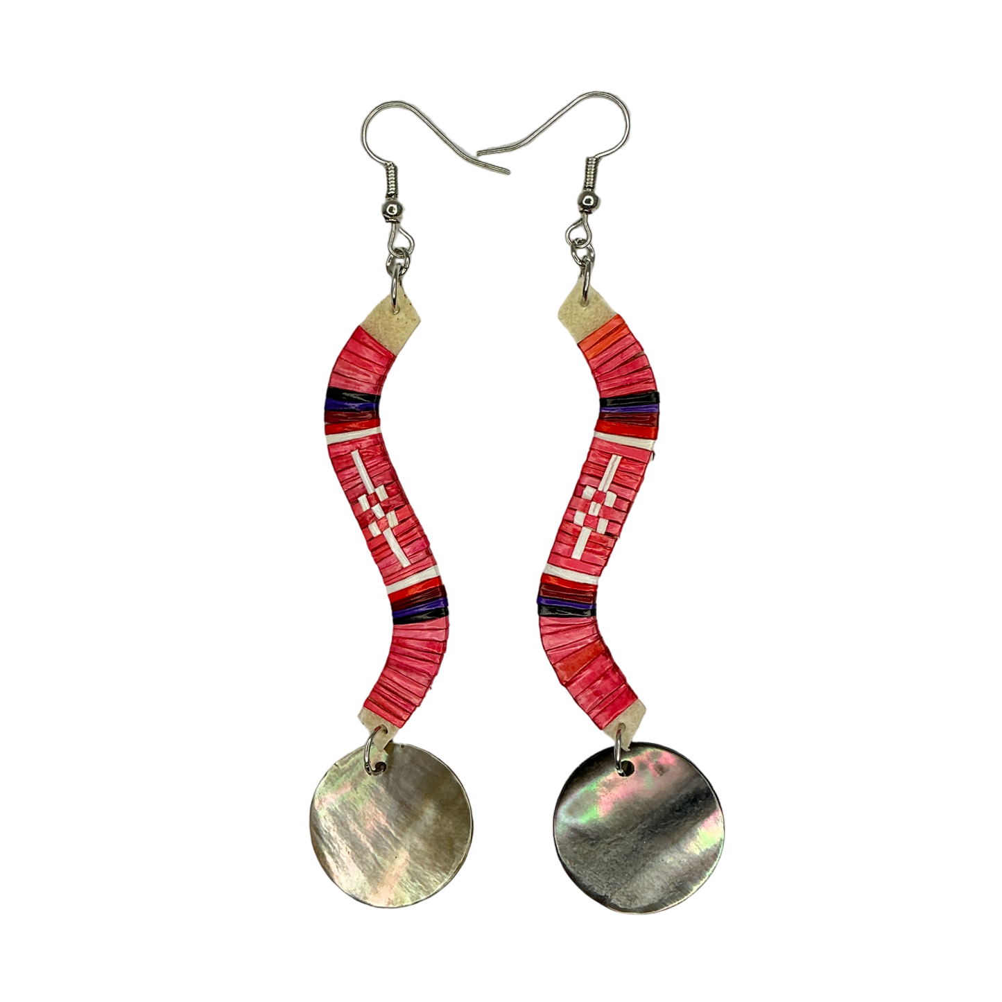 JRC Wavy Quill & Shell Earrings