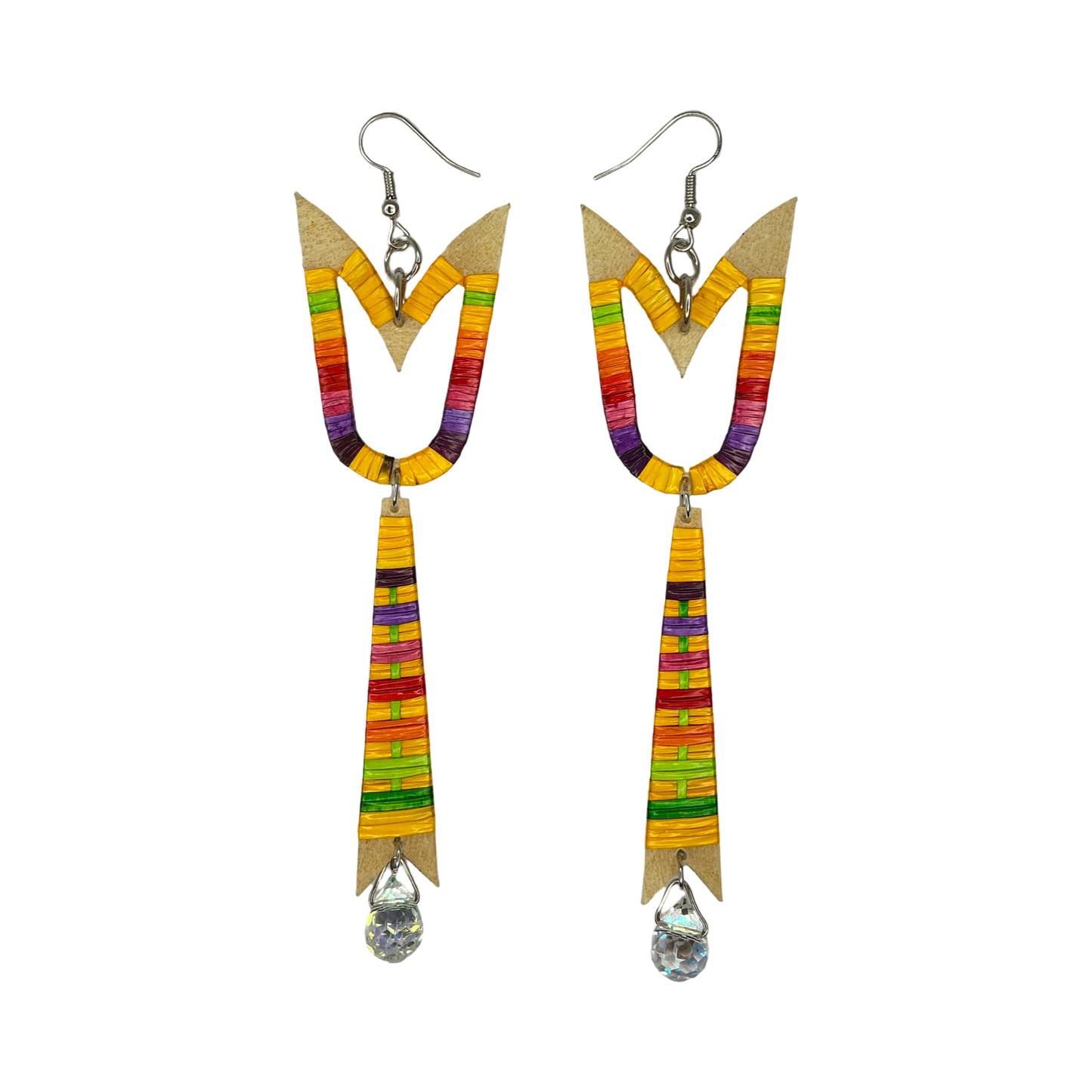 JRC 2 Tier Quill Earrings
