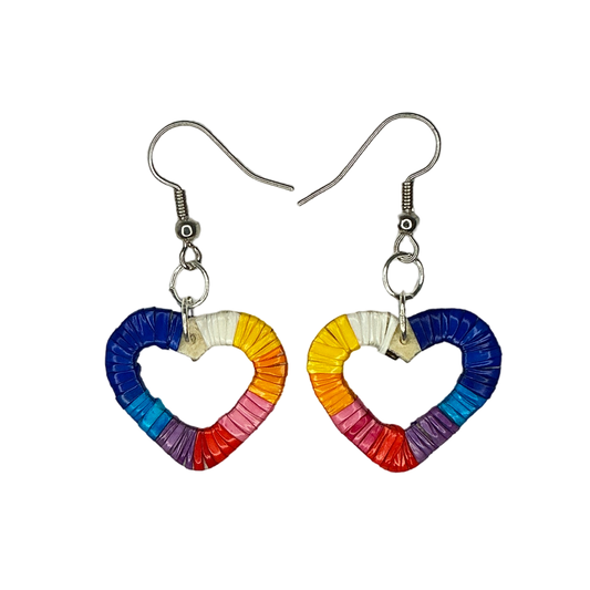 RG Small Heart Quill Earrings