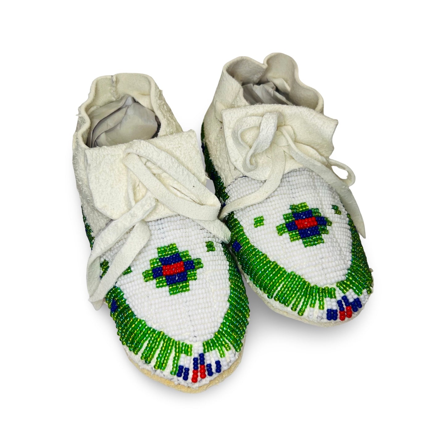 RTH 6in" Fully Beaded Toddler Moccasins