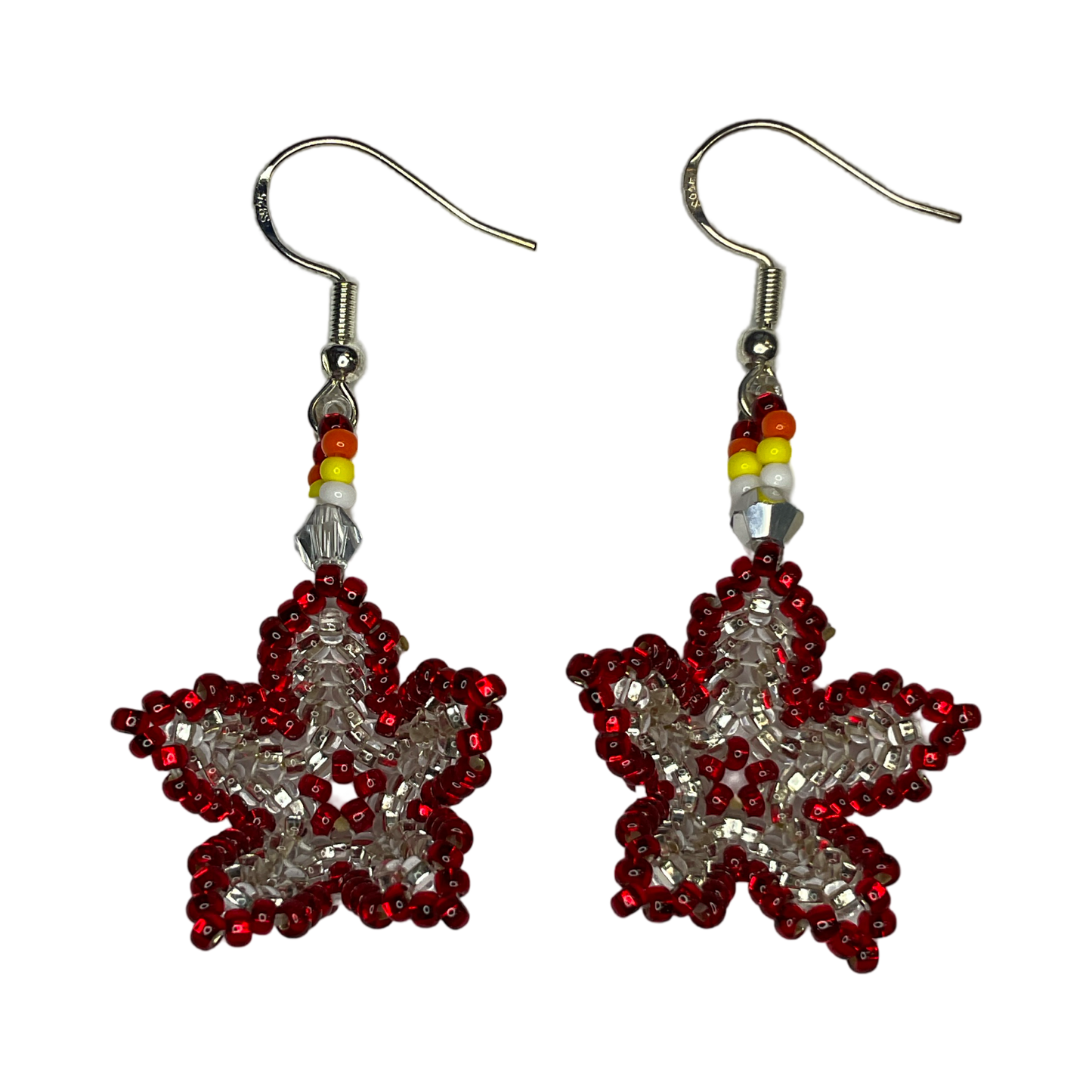 LZ Beaded Flower Earrings
