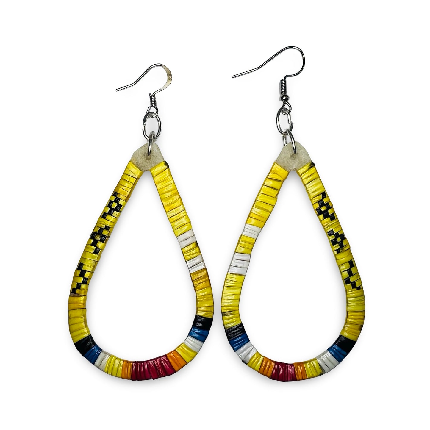 GRC Large Tear Drop Quill Earrings