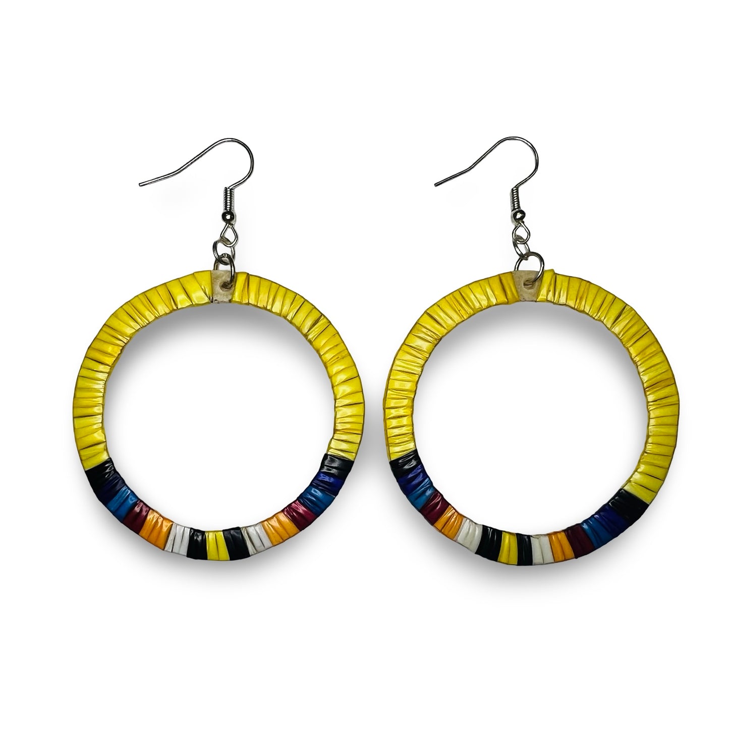 CRC 2" Quill Circle Earrings
