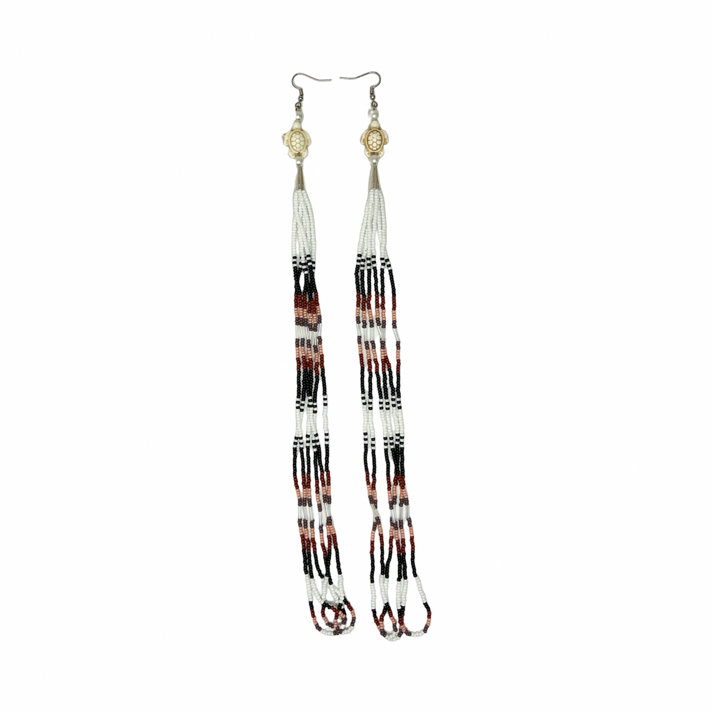 KWB Long Charm Bead Earrings