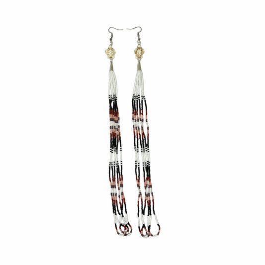 KWB Long Charm Bead Earrings