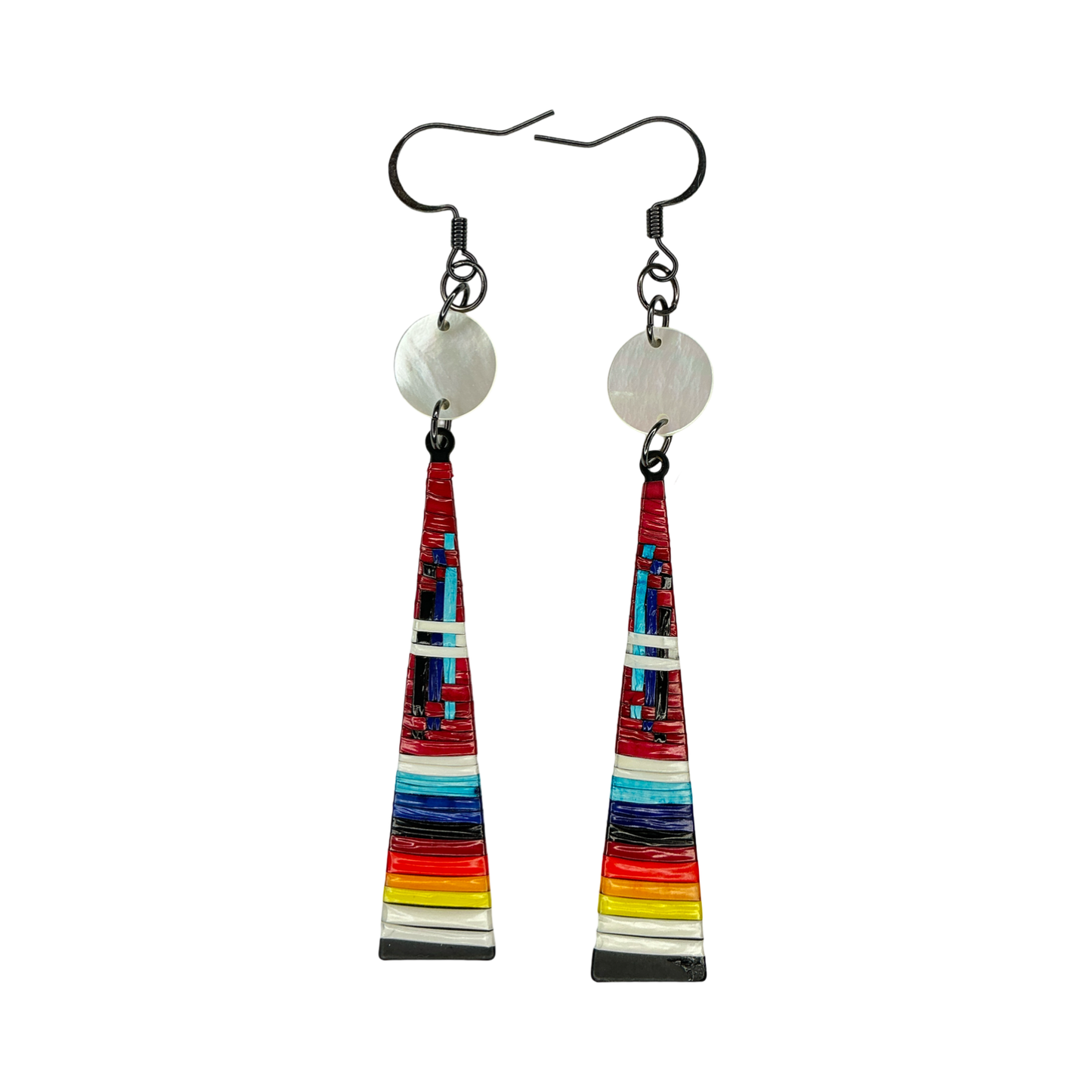 ARC 2" Quill on Metal Taper Earrings