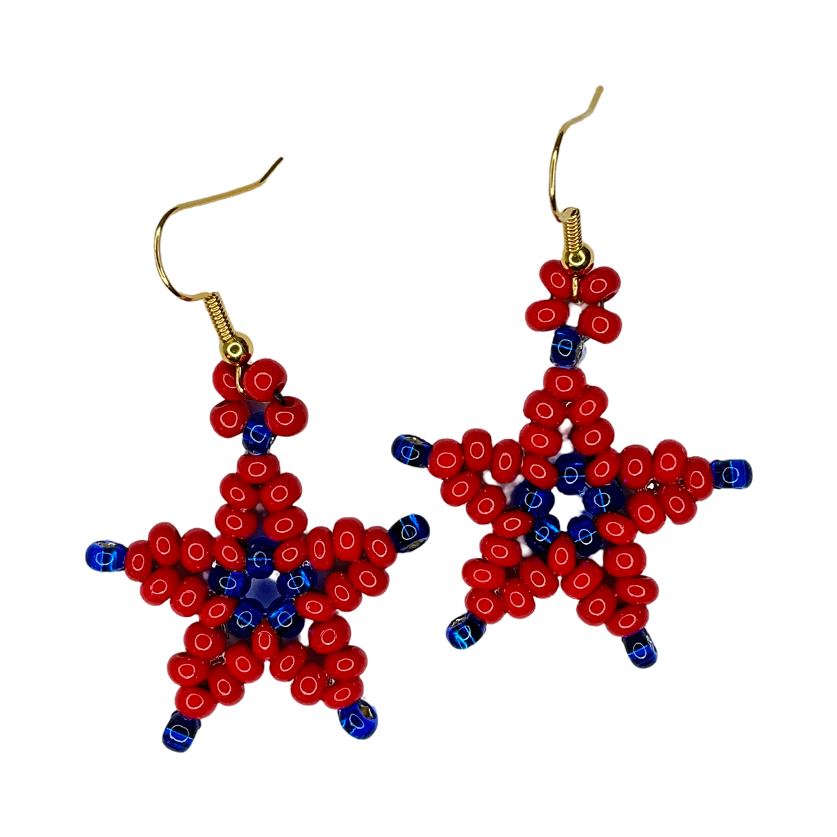 BJ Beaded Star Earrings
