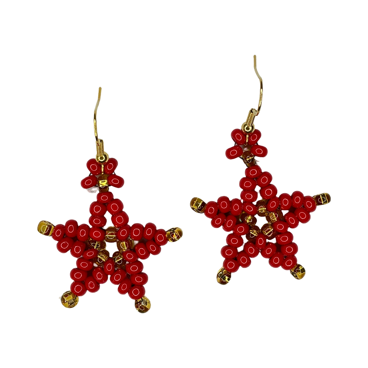 BJ Beaded Star Earrings