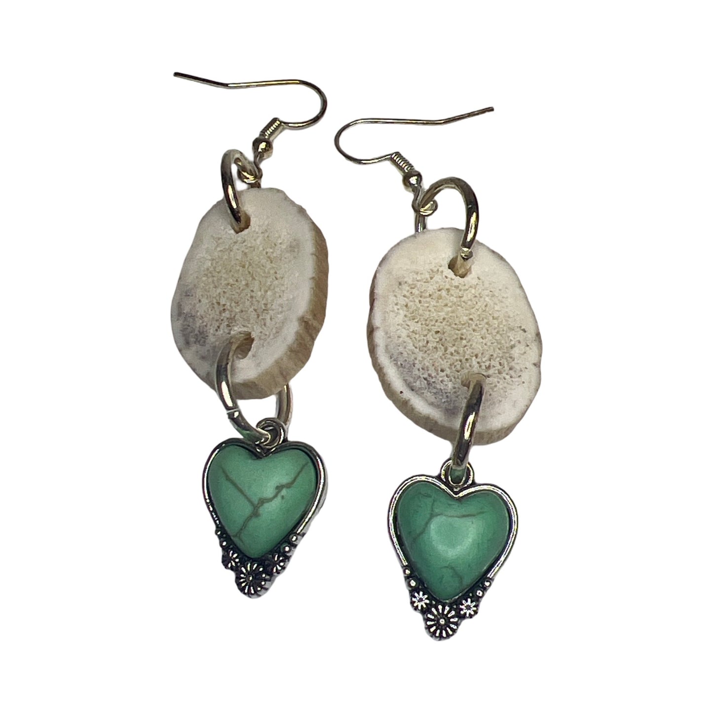 BB Elk Horn & Charm Earrings
