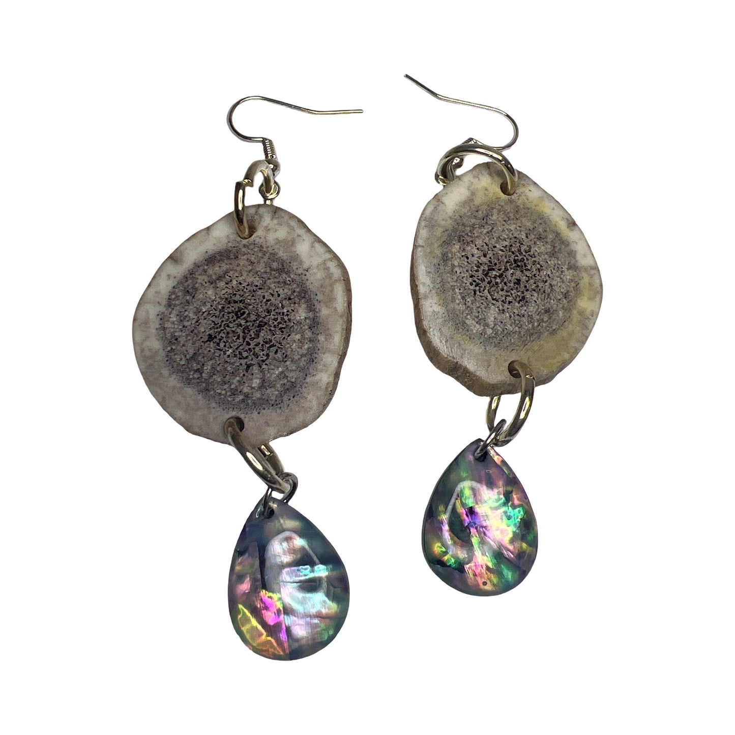 BB Elk Horn & Charm Earrings