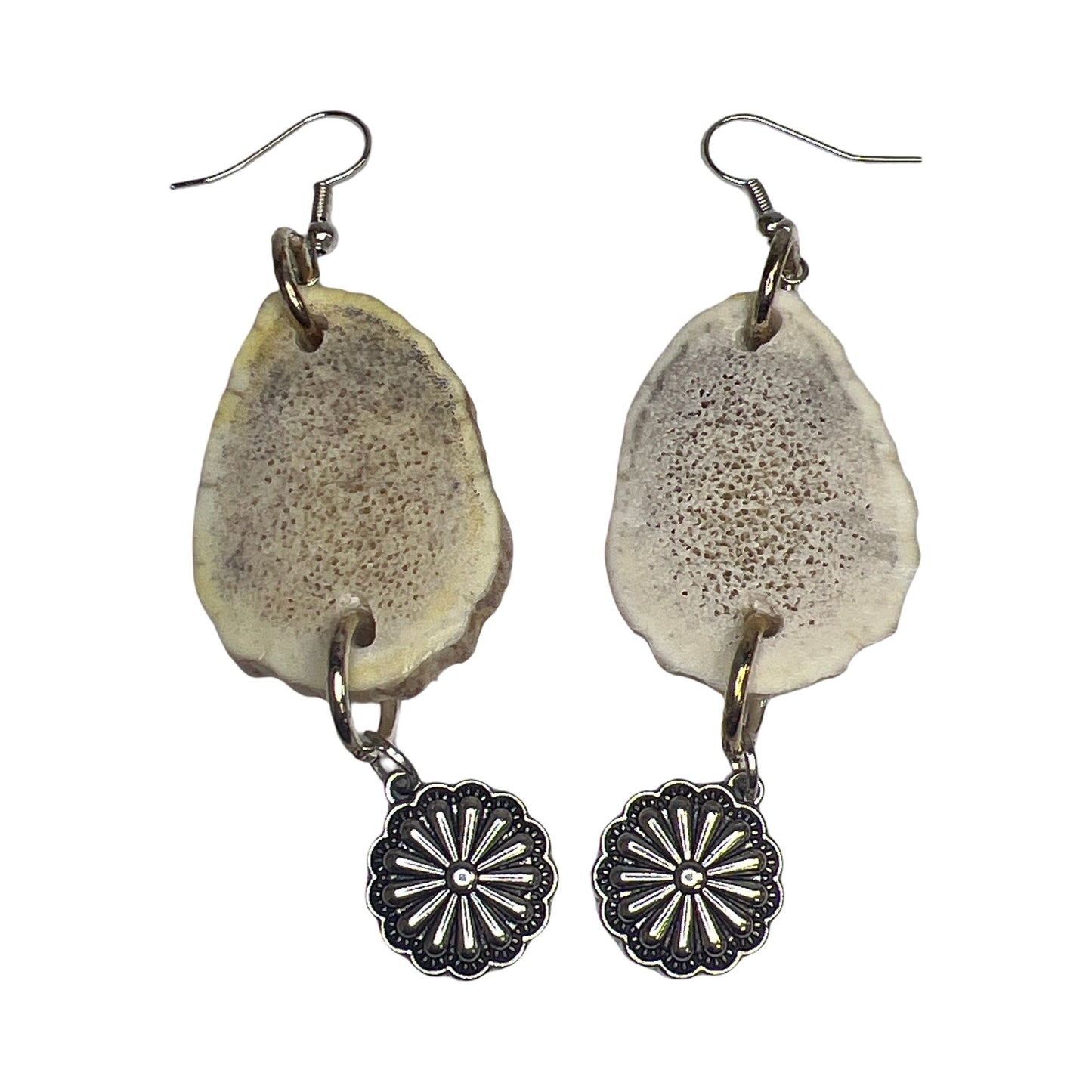 BB Elk Horn & Charm Earrings