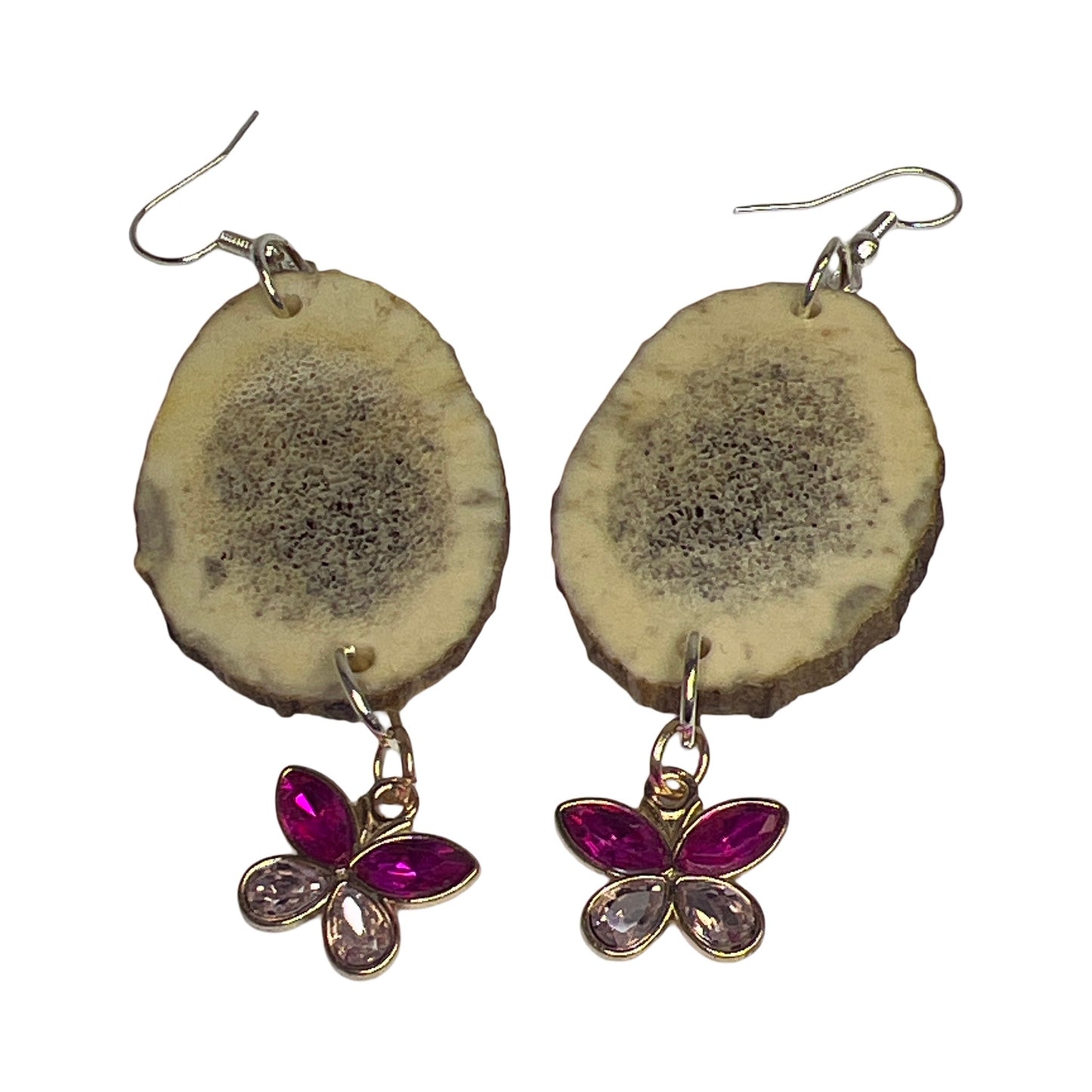 BB Elk Horn & Charm Earrings