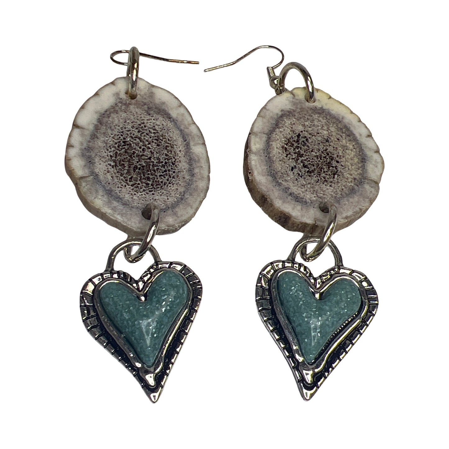 BB Elk Horn & Charm Earrings