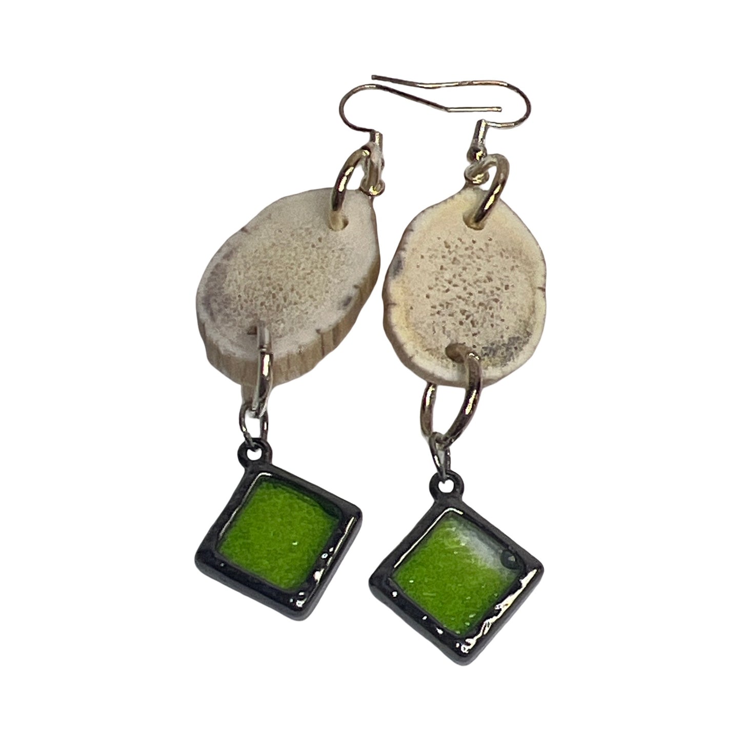 BB Elk Horn & Charm Earrings