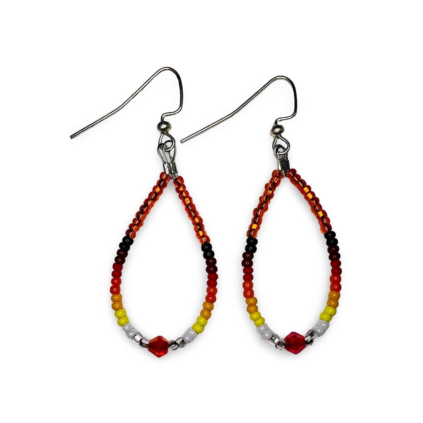 RBE Beaded Loop Earrings