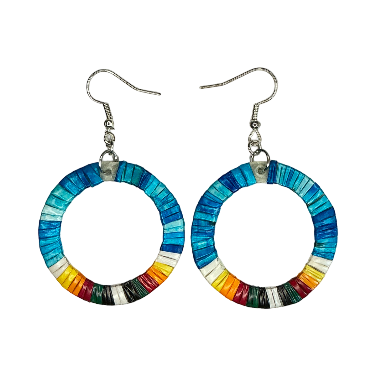 TRC Circle Quill Earrings