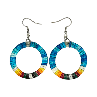 TRC Circle Quill Earrings