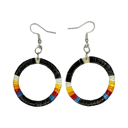 TRC Circle Quill Earrings