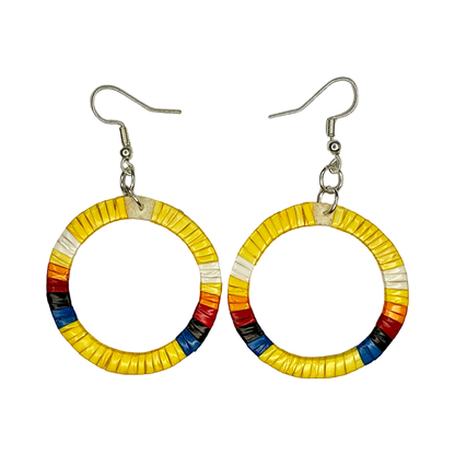TRC Circle Quill Earrings