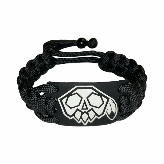HH Grimmy Skull Leather Bracelet