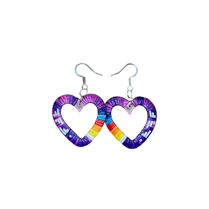 MRC Quill Heart Earrings