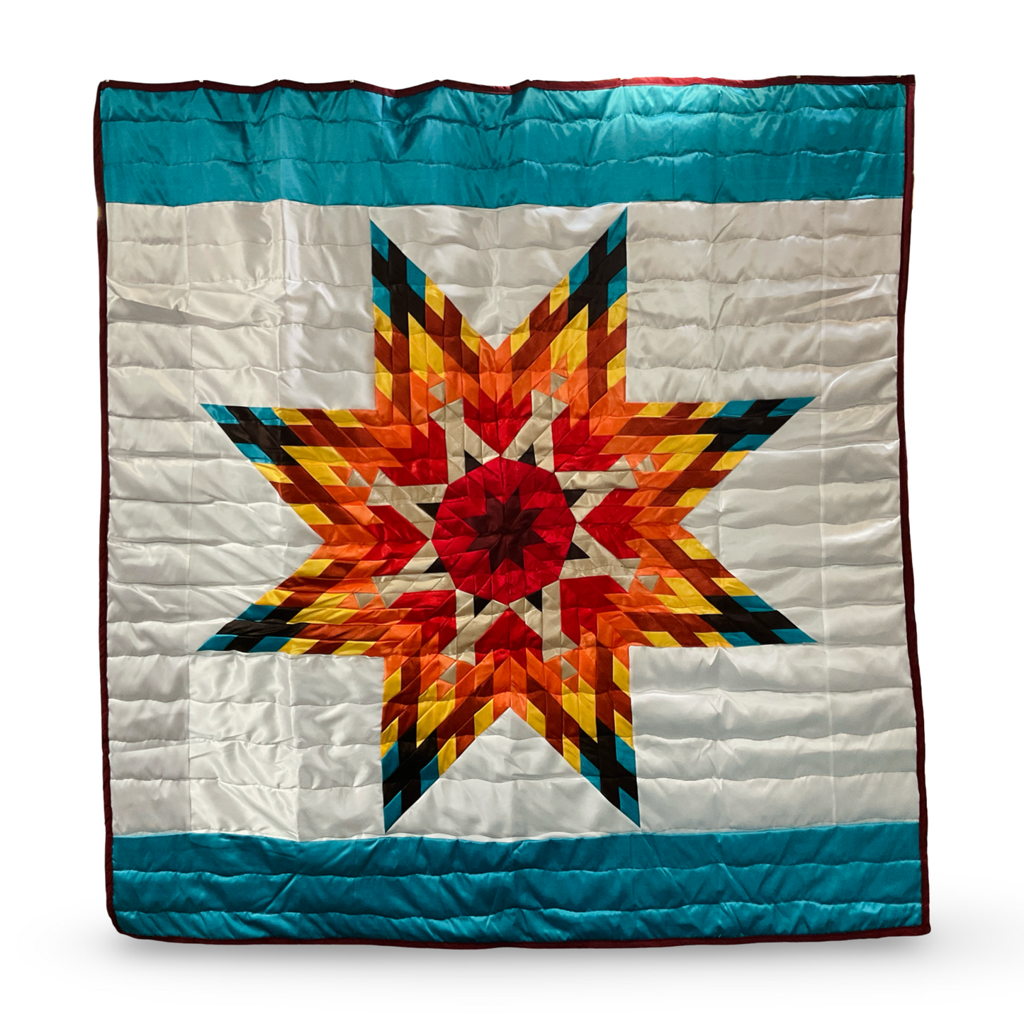 JBE OST Satin Queen Star Quilt