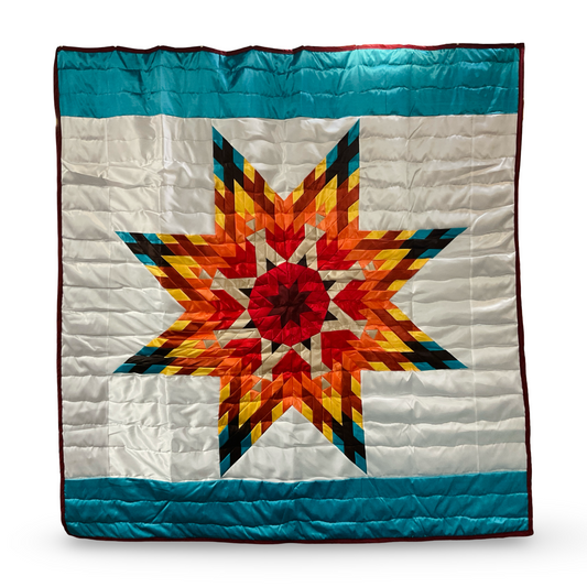 JBE OST Satin Queen Star Quilt