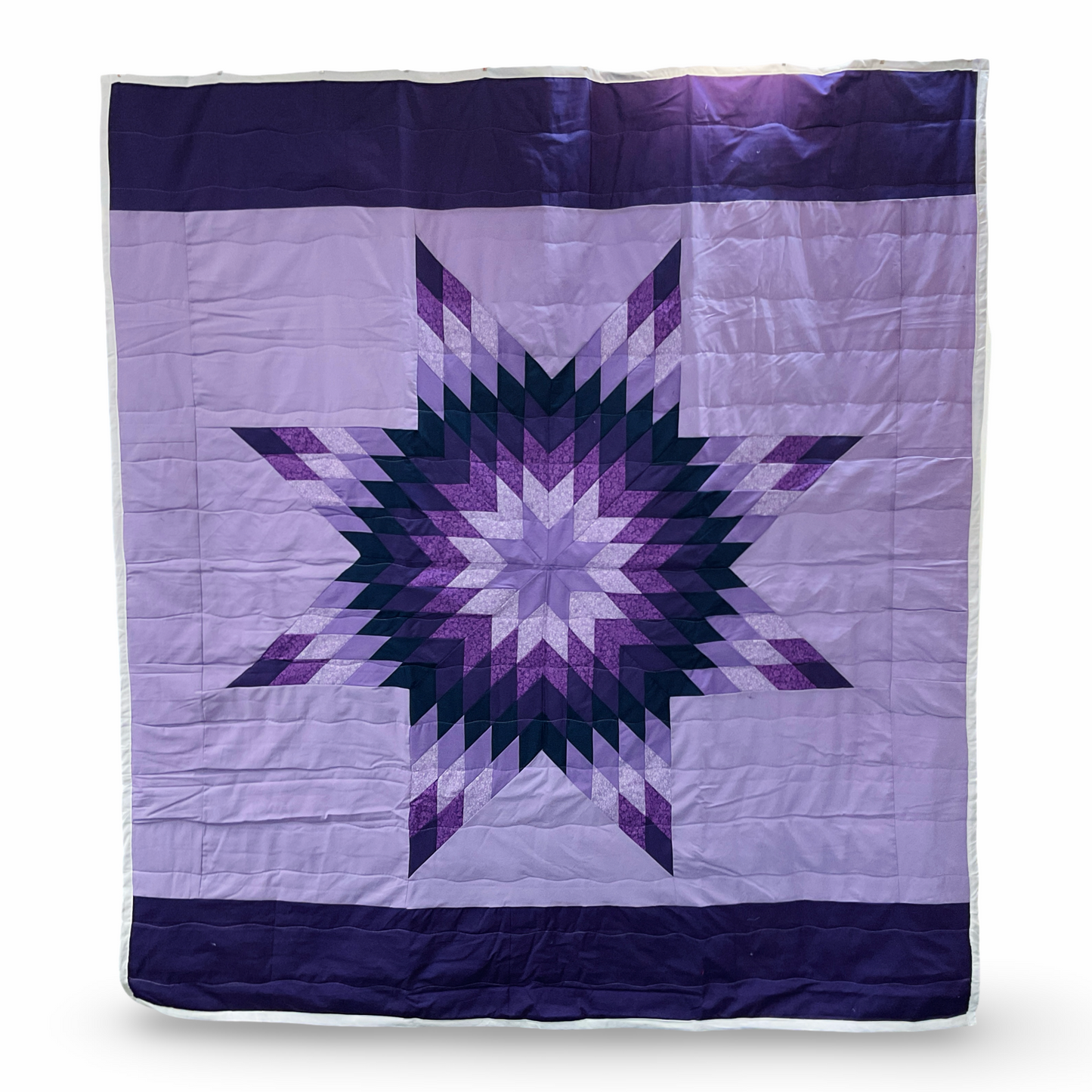 JBE Lavender/Purple Queen Star Quilt