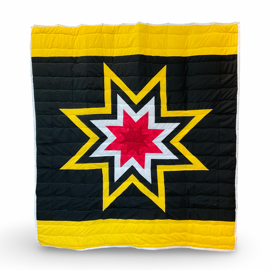 JBE Four Directions Queen Cotton Star Quilt