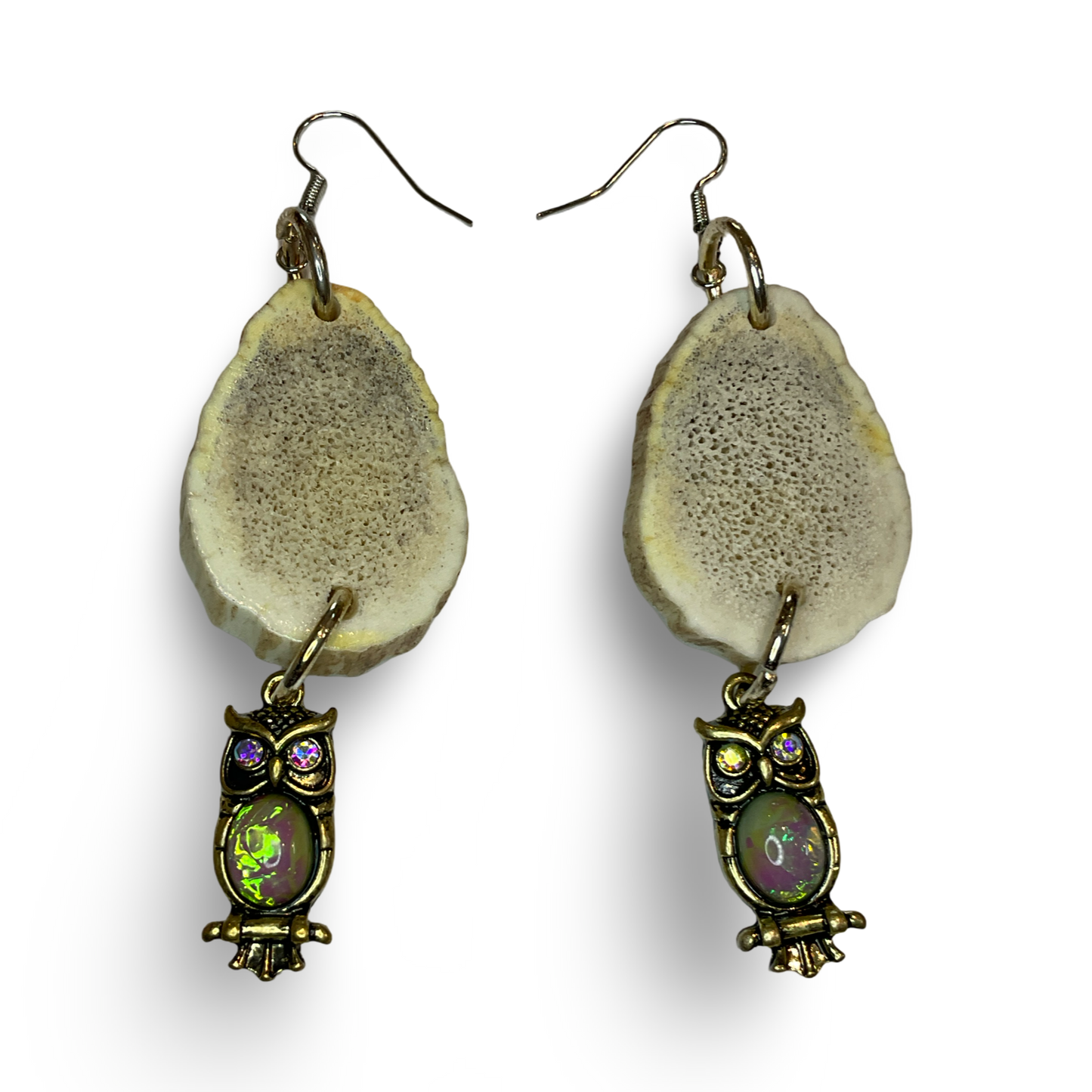 BB Elk Horn & Charm Earrings