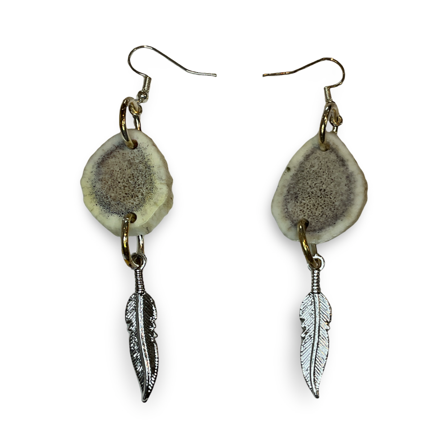 BB Elk Horn & Charm Earrings