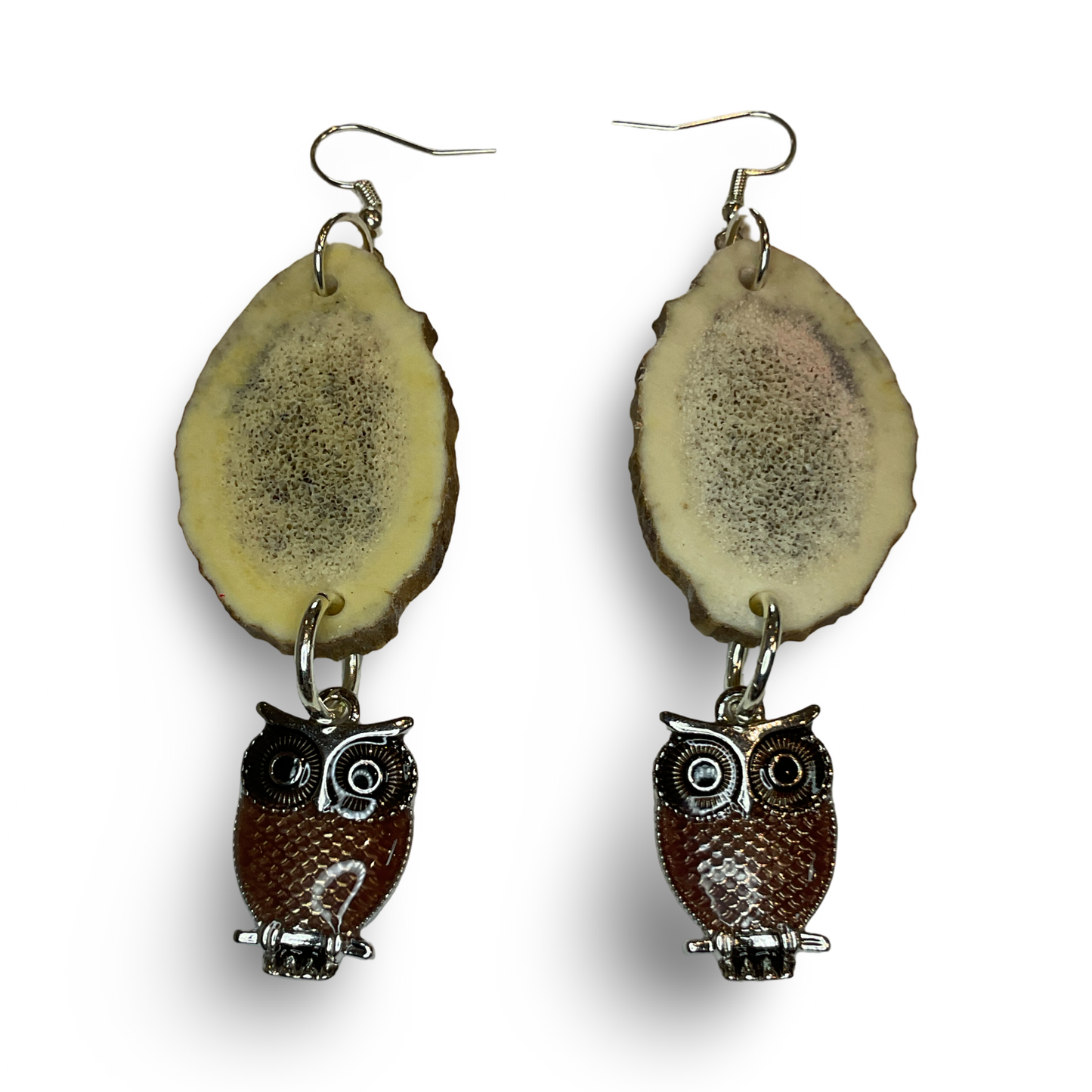 BB Elk Horn & Charm Earrings