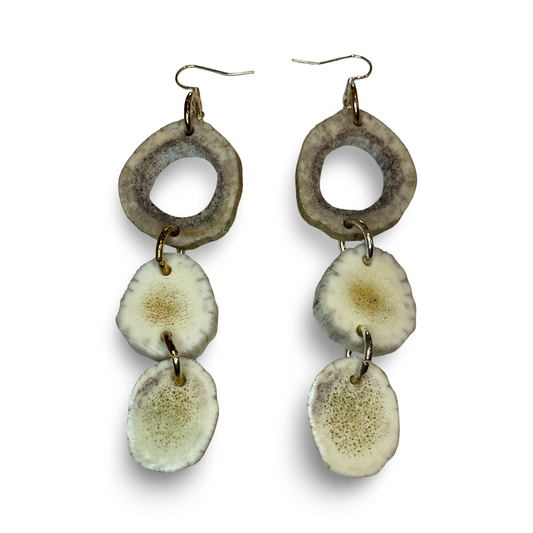 BB 3 Tier Elk Horn Earrings