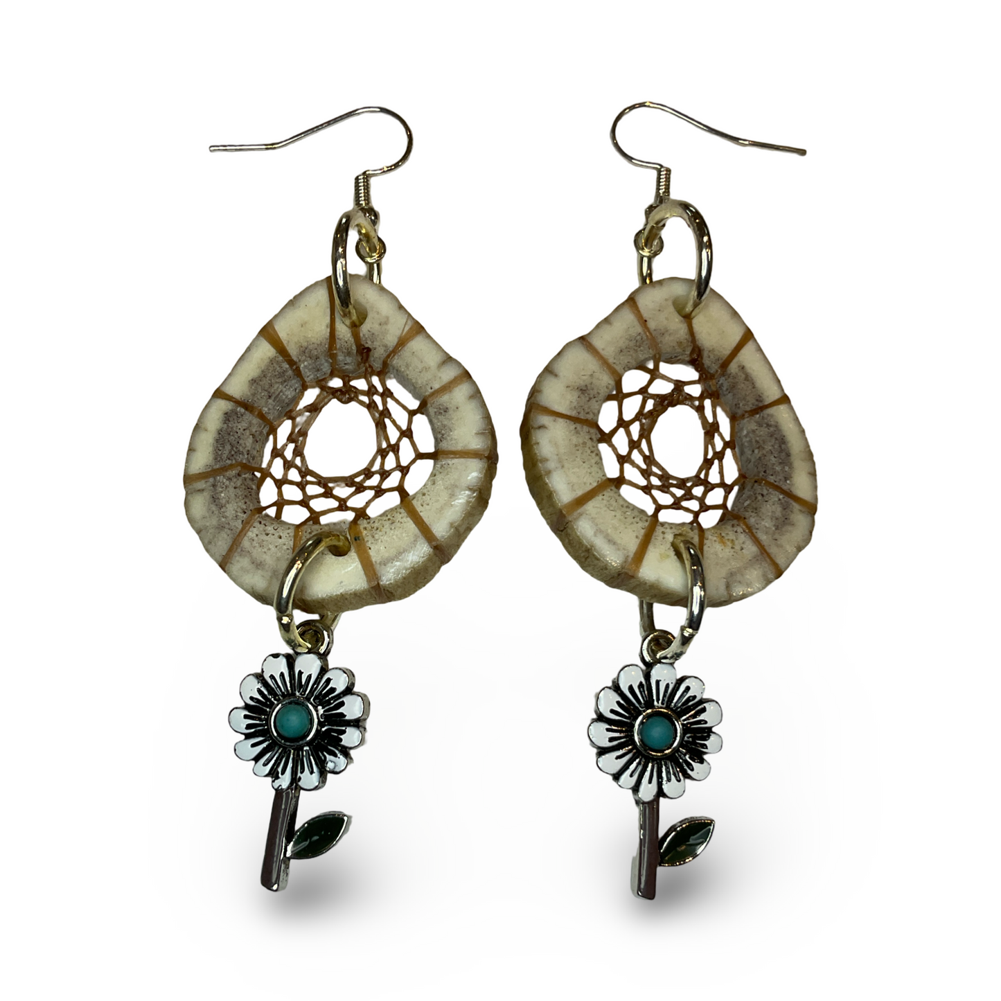 BB Dreamcatcher & Elk Horn Earrings