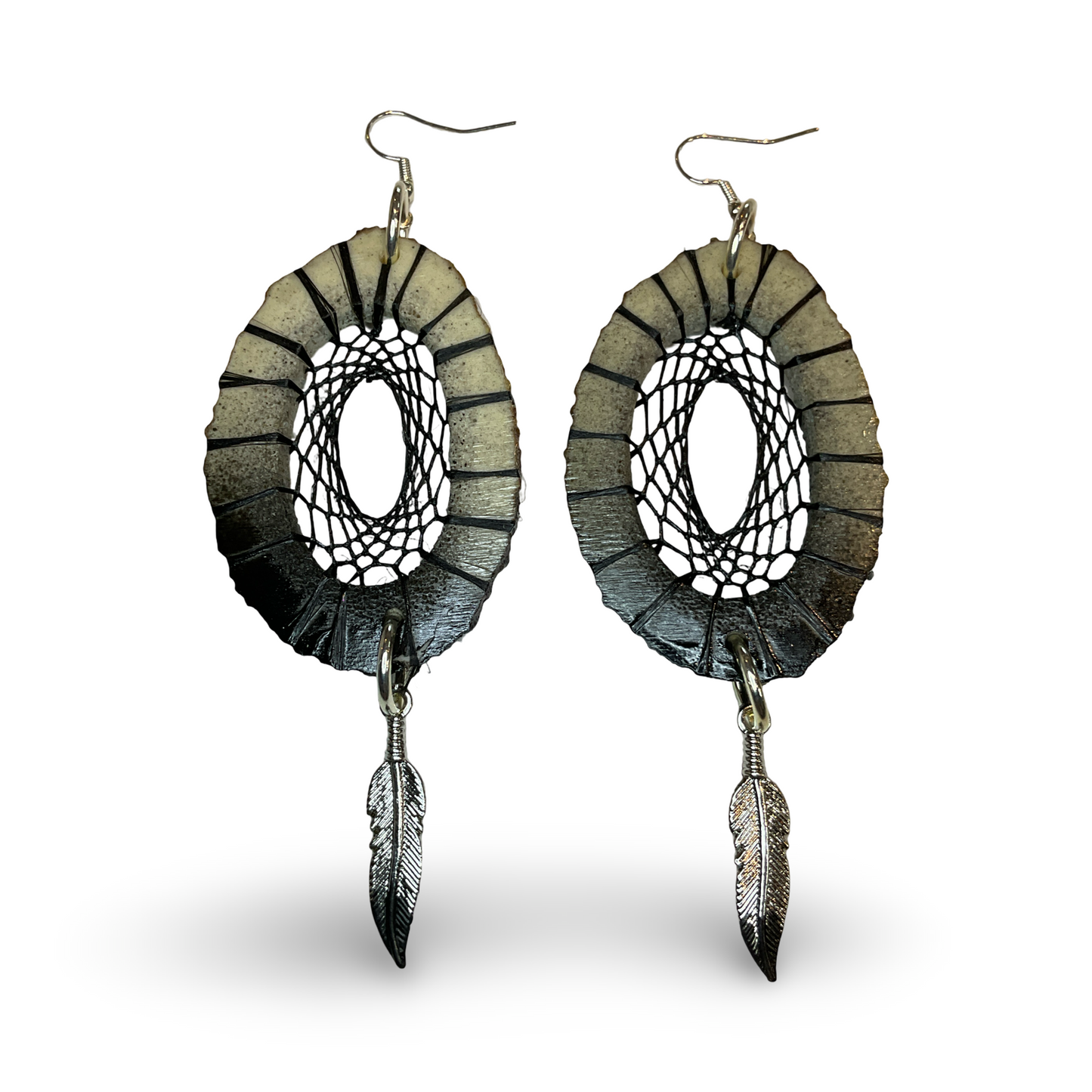BB Dreamcatcher & Elk Horn Earrings