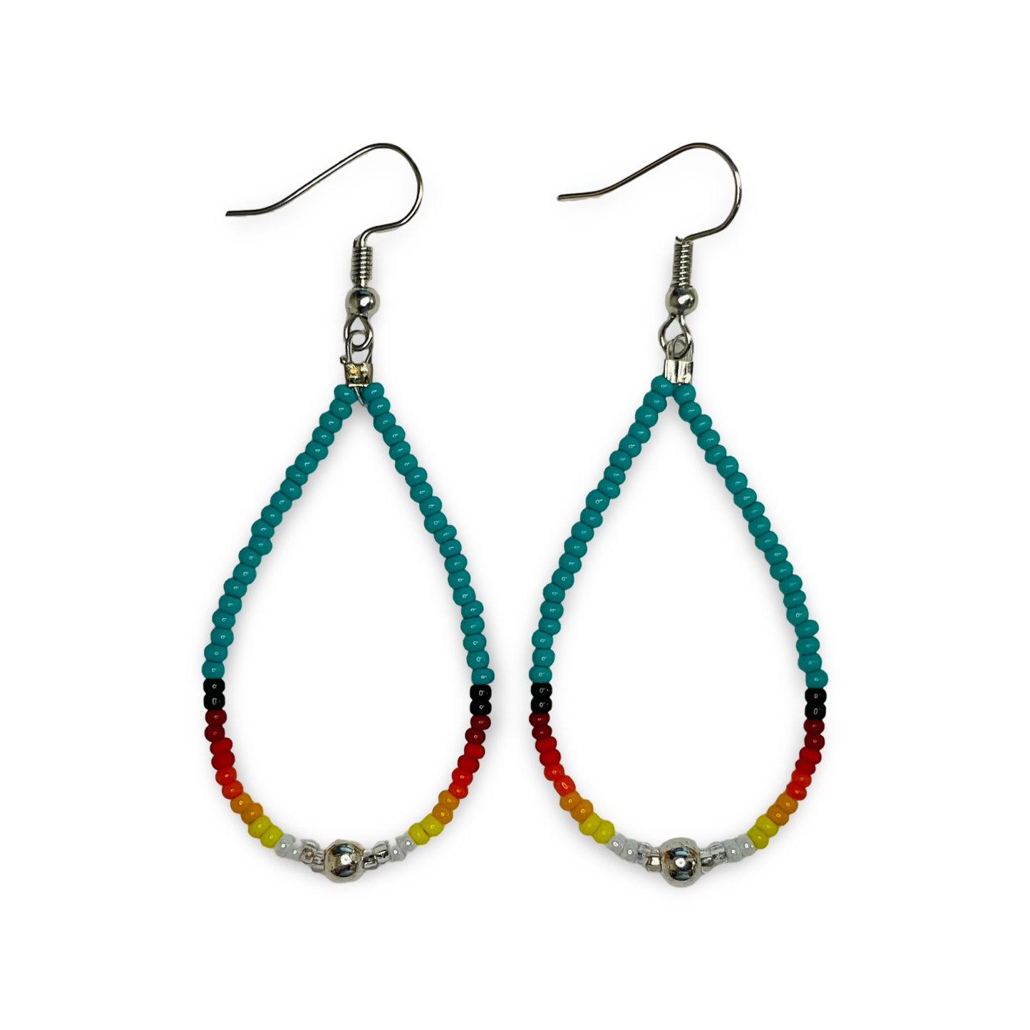 BEC Single Loop Bead Earrings