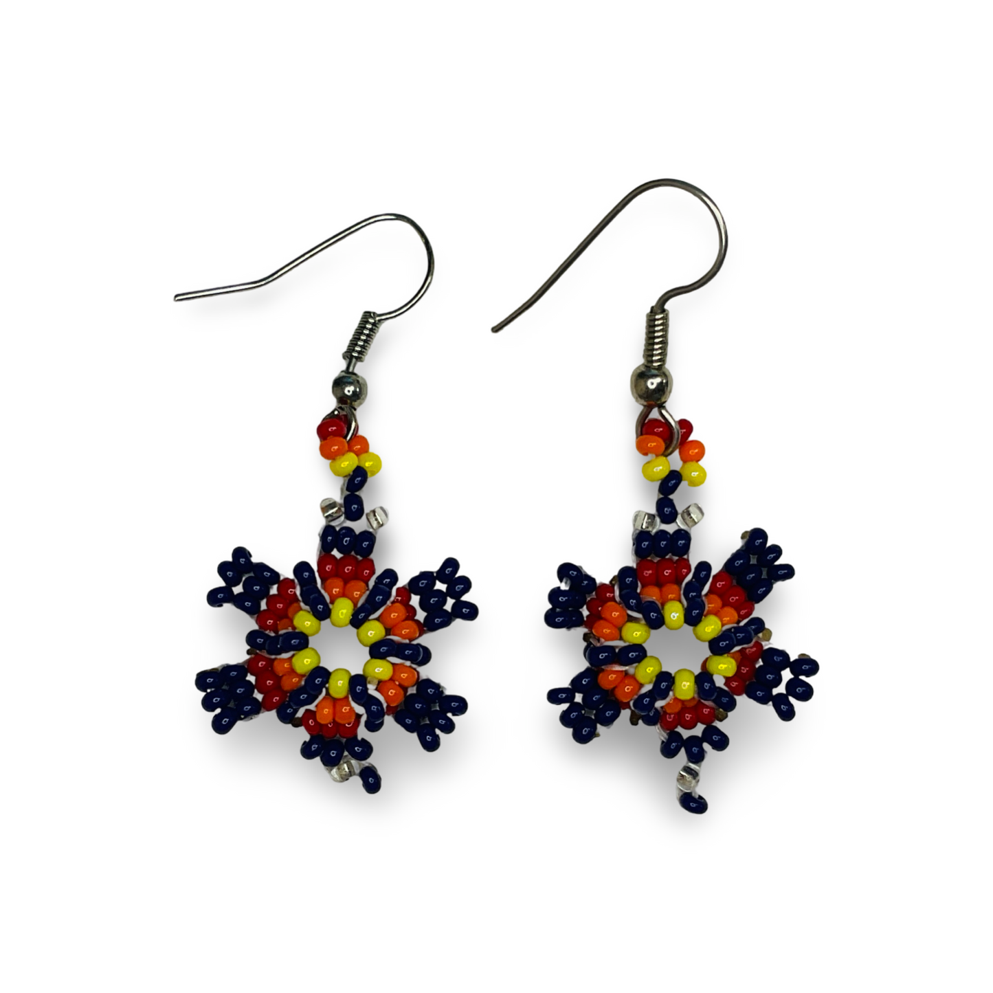 BEC Small Beaded Turtle Earrings