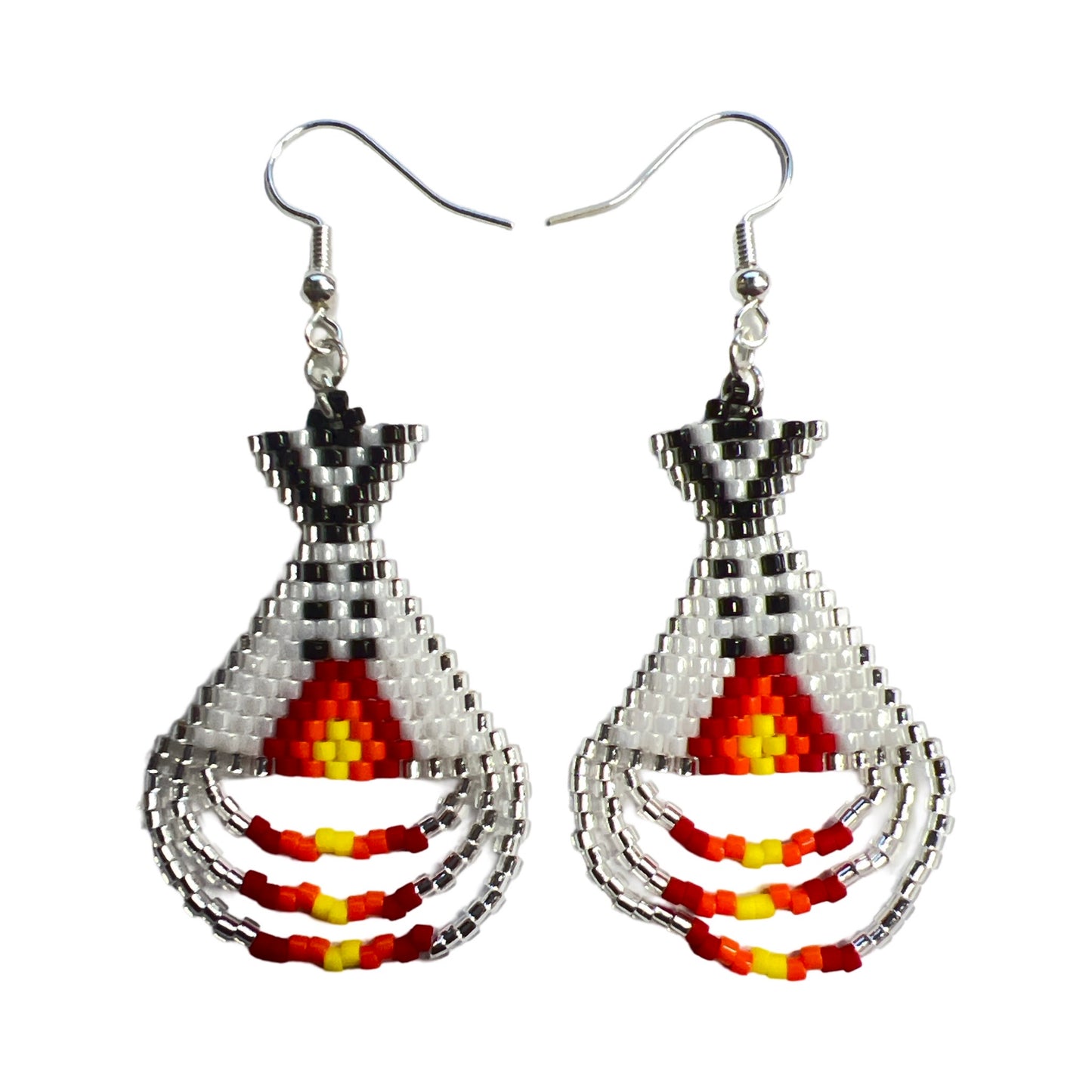 MirRC Beaded Tipi Earrings