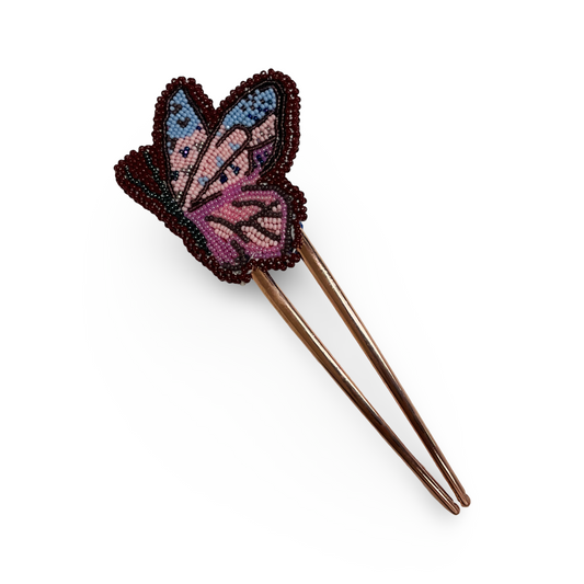 DYD Butterfly Beaded Hair Pin