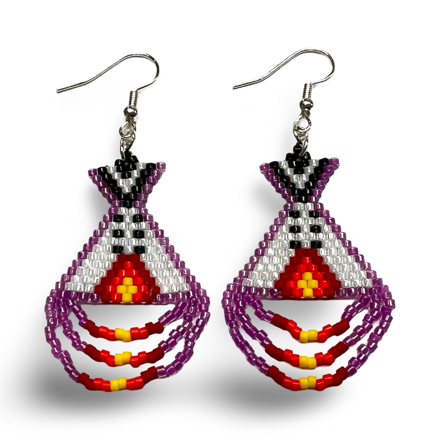 MirRC Beaded Tipi Earrings