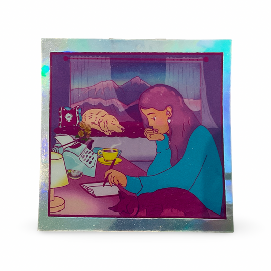 Native Lo-fi Grrrl Sticker