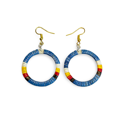 TRC Circle Quill Earrings