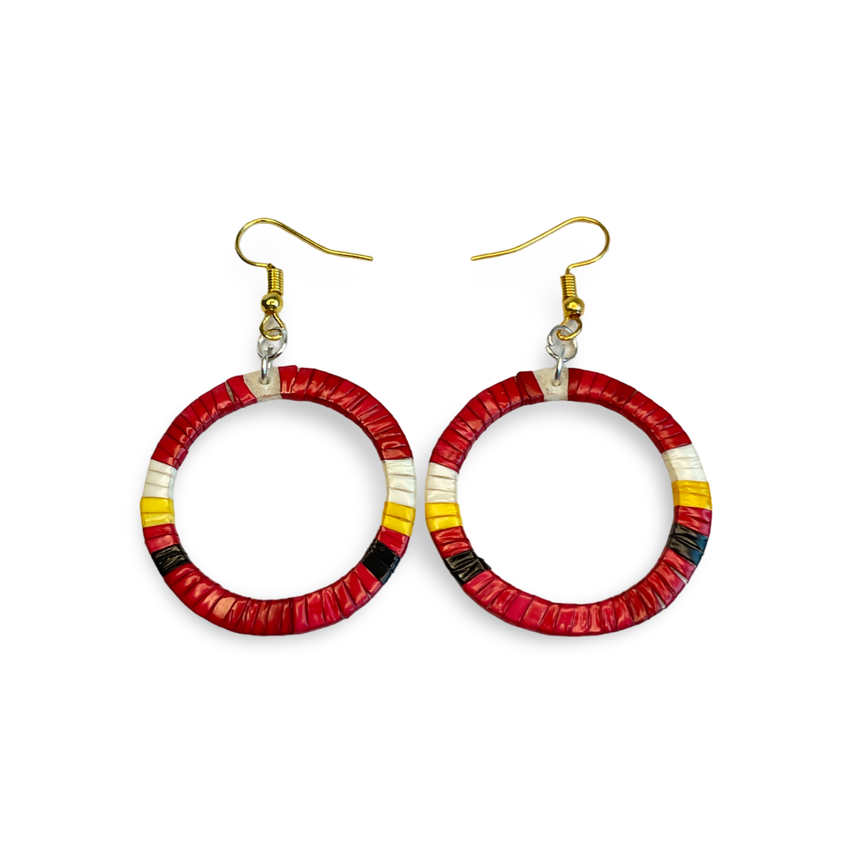 TRC Circle Quill Earrings