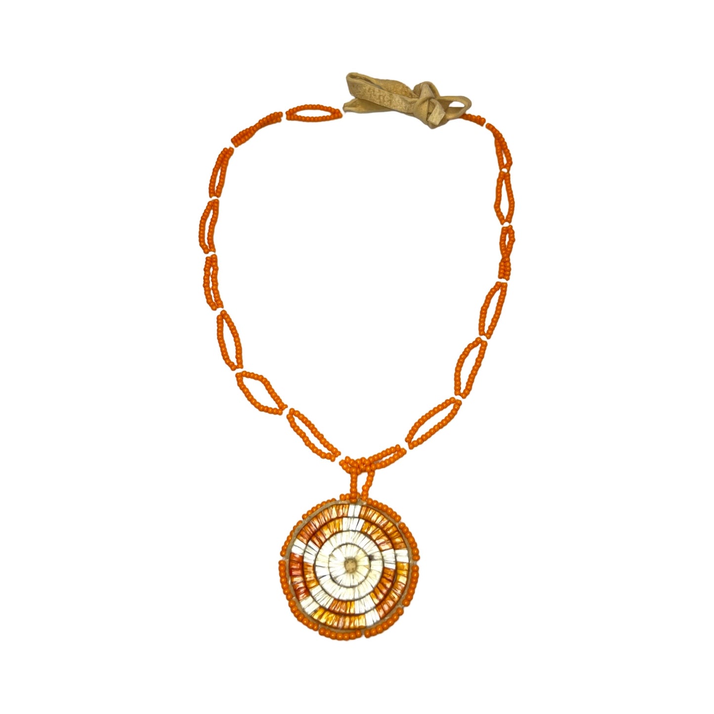 EB Small Bead & Quill Necklaces