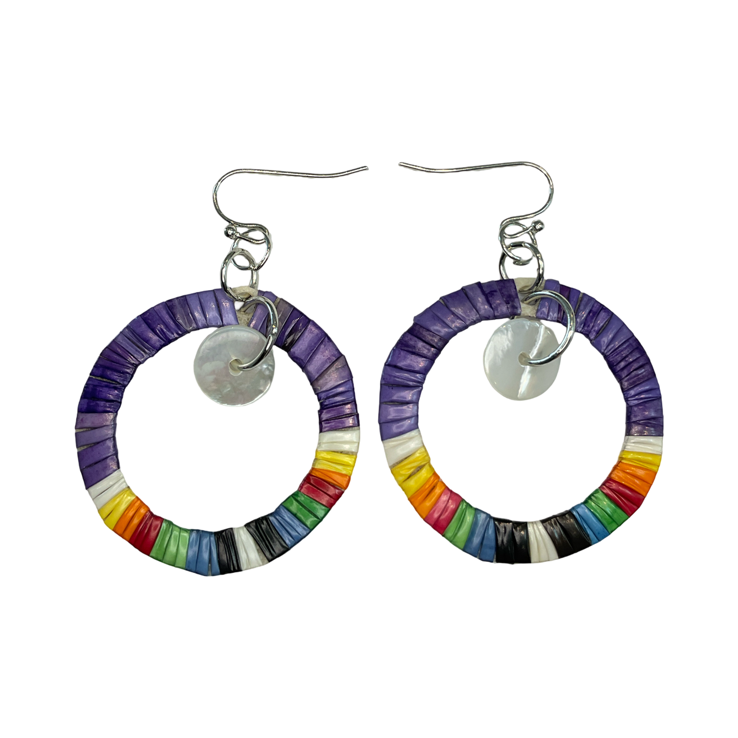 BC Quill Circle Earrings