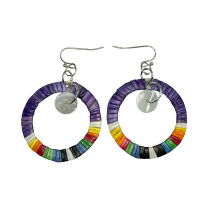 BC Quill Circle Earrings